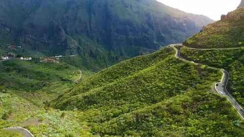 Green Fields Meadows on Hilly Area