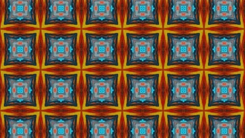 Vibrant Abstract Kaleidoscope Motion Background Seamless Loop