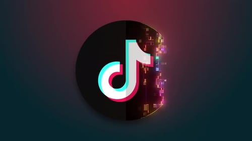 Fondo del icono de Tiktok