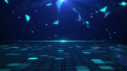 Retro Future Perspective Grid. Retrowave Style.