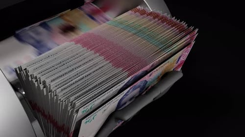 200 Ukrainian Hryvnia banknotes. Paper money.