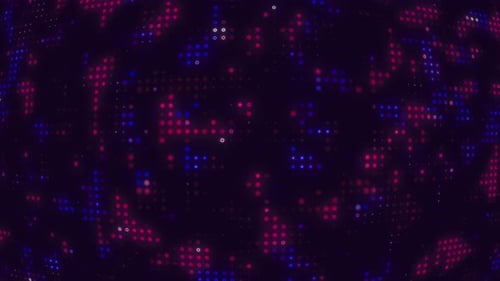 Vídeo de fondo en movimiento con gráficos de píxeles