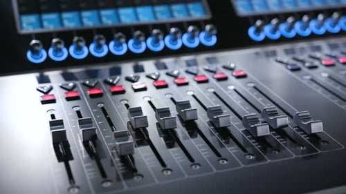 Electric Machine on Table for Working of Sound Designer or Club Dj