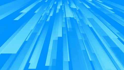 Plano de fundo da tecnologia 3D Blue Gradient Line Particles Loop Animation