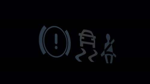 Animated Car Safety Warning Indicator Lights