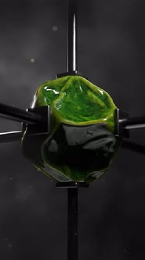 3D Rendering of Cloth Shapes Floating