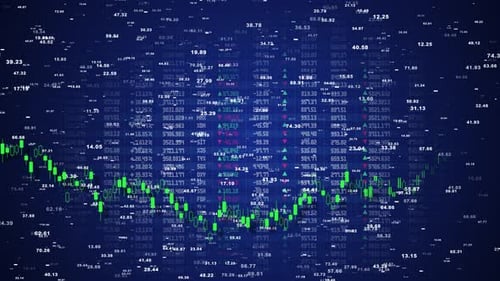 Stock Market Interface Graph Trade Statistics Charts Concept Crypto Currency Commerce Texture