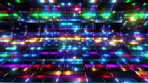 Bunte Neontasche