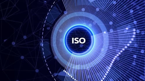 ISO Standard certification standardisation quality control concept. ISO Compliance Made Simple ISO