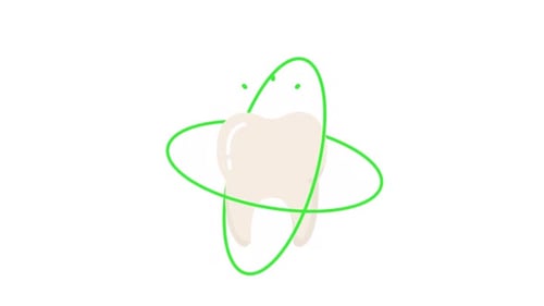 Animated Tooth Protection Flat Design Icon