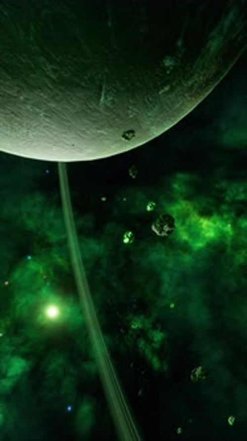 a Large Cluster of Asteroids Near an Unknown Planet Vertical