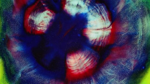 Farbenfrohe abstrakte Textur von flüssigem Marmor