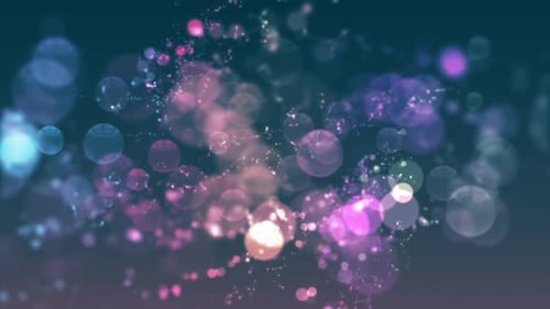 Abstract Blurry Shiny Lights
