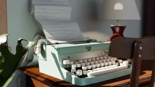Crazy Mecanical Typing Machine Animation
