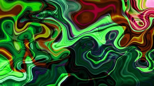 Vibrant Fluid Abstract Liquid Swirl Background Animation