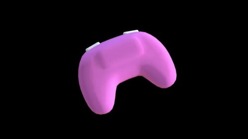 Controlador de juegos modelo 3D