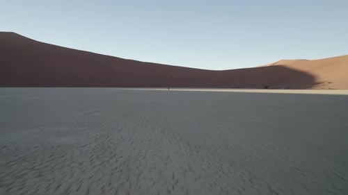 A Dried Up Lake in Death Valley in Namibia Sossusvlei