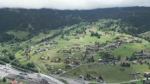 Europe, Switzerland, Lauterbrunnen, Village