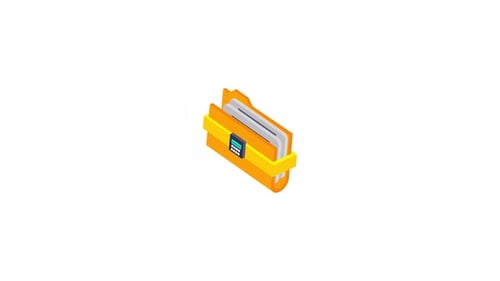 Isometric Yellow Pencil Sharpener Illustration For Creative Projects