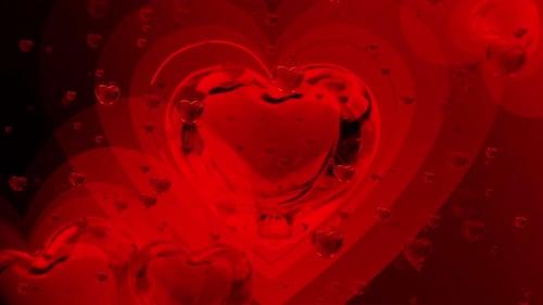 Valentine's Day Looped Red Background