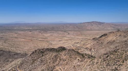 Aerial view of State Highway 89, United States.