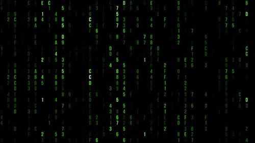 Numbers Background Green 10