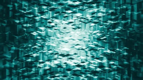 Blue Tech Geometrische abstrakte Struktur