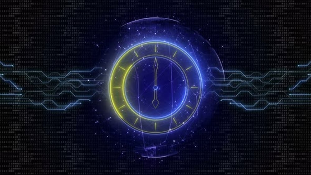 Clock Technology Animation, Background, Loop, Backgrounds Motion ...