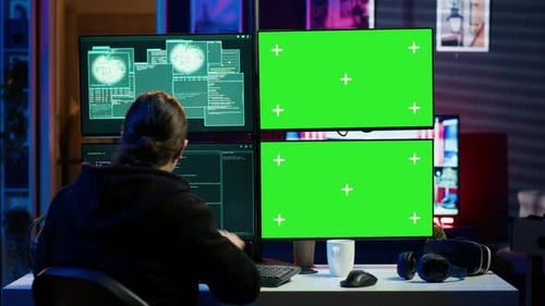 Hacker Runs Script on Chroma Key Display Failing to Breach Firewall