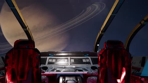 Außerirdische steuern Raumschiff und diskutieren über ihre Mission 6
