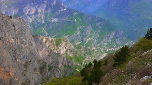 Aerial Video of the Grlo Sokolovo Canyon