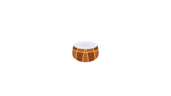 Tabla Drum Icon Animation, Elements Motion Graphics ft. alpha channel ...