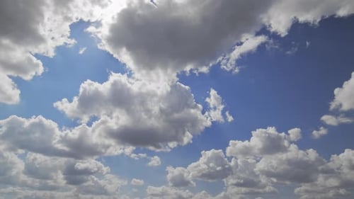 Clouds Forming Timelapse Cumulus Cloudscape