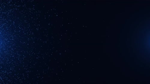 Blue Particles Background