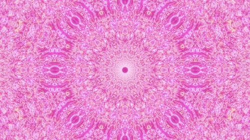 Radiant Pink Abstract Fractal Tunnel Infinite Loop