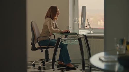 Employee Working at Home