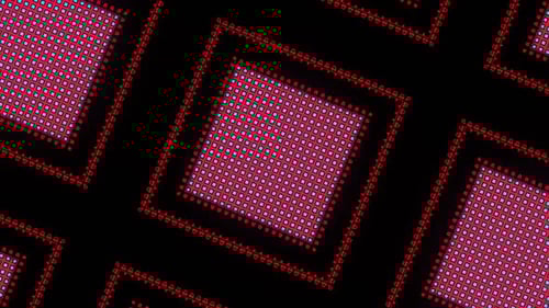 Red And Blue Abstract Visual Particles Background Vj Loop In HD