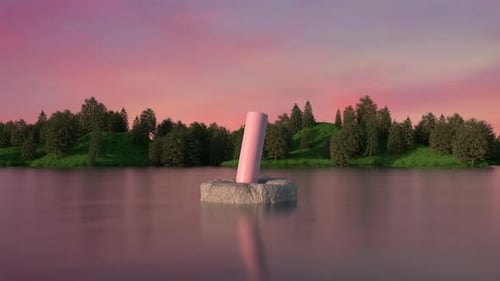 Floating Stripe Loop