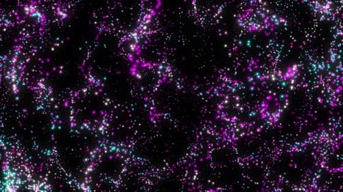 Dynamic Neon Particle Energy Flow Background