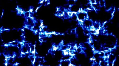 Abstract Blue Plasma Energy Flow Background Loop
