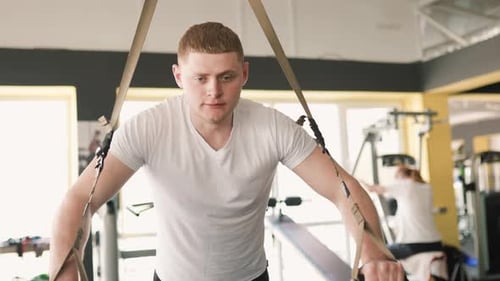 Gay Getting Stronger Every Day with Intense Training in Gym