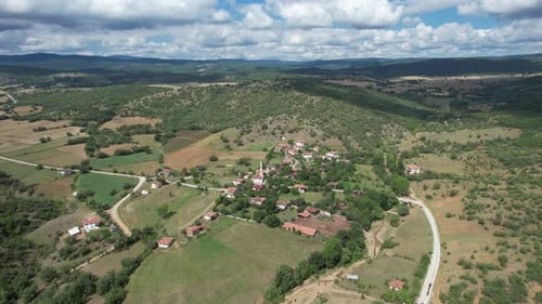 Aerial View Naturel Scenic Rural