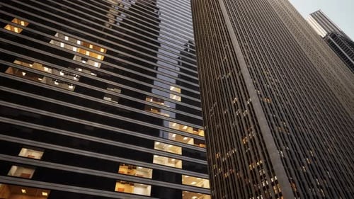 Unfathomable Heights Two Majestic Towers Embrace in an Urban Symphony