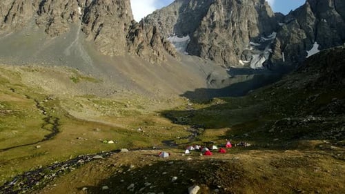 Campingplatz in den Highlands