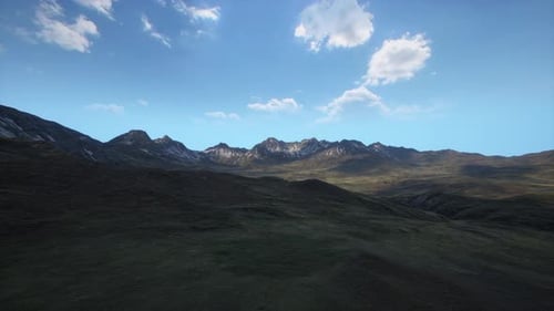 A Breathtaking Aerial View of Majestic Mountain Ranges