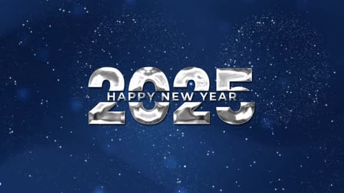 2025 New Year Celebration Title Reveal with Fireworks