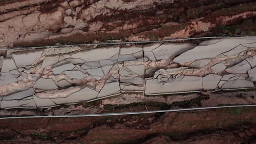 Highway Destroyed by Natural Disaster