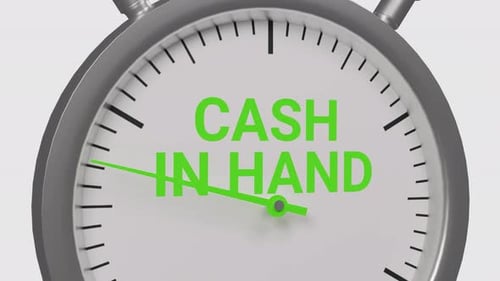 Cash in hand increasing