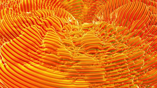 Orange Flüssigfarbe, Tinte, Wasser, abstrakter Hintergrund