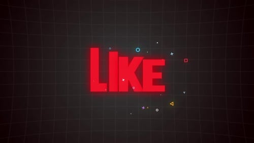 Neon Glowing Text Like Reveal Animation